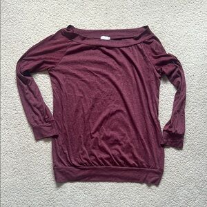 Alife Maroon Long Sleeve Shirt